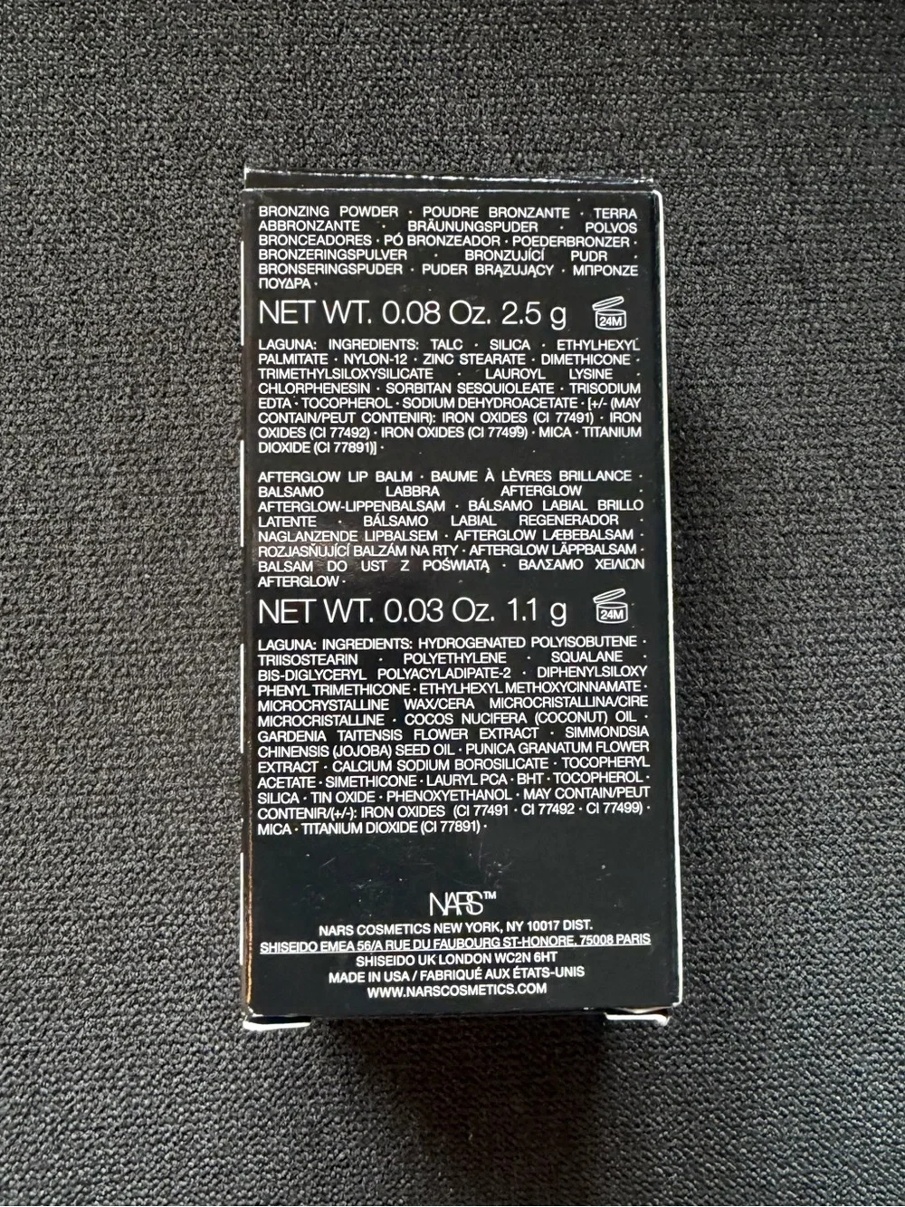 NARS new laguna